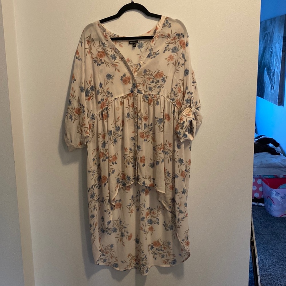 Torrid Chiffon Top